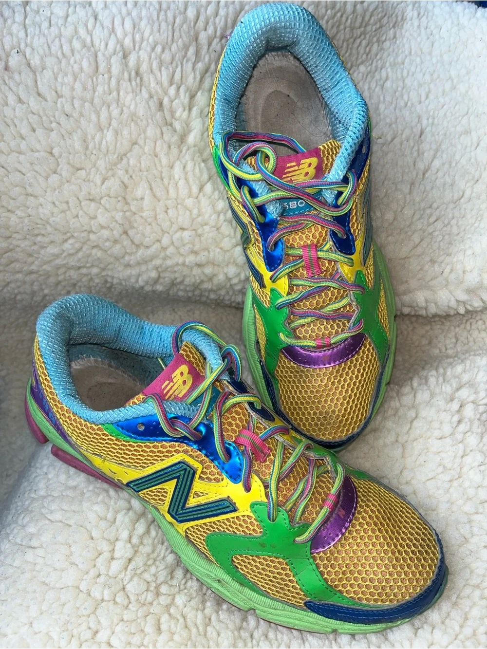 New Balance 580 W580RR2 Multicolor Women’s Size 10 Retro Sneakers